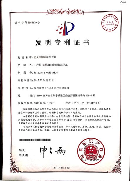 Китай Focusight Technology Co.,Ltd Сертификаты